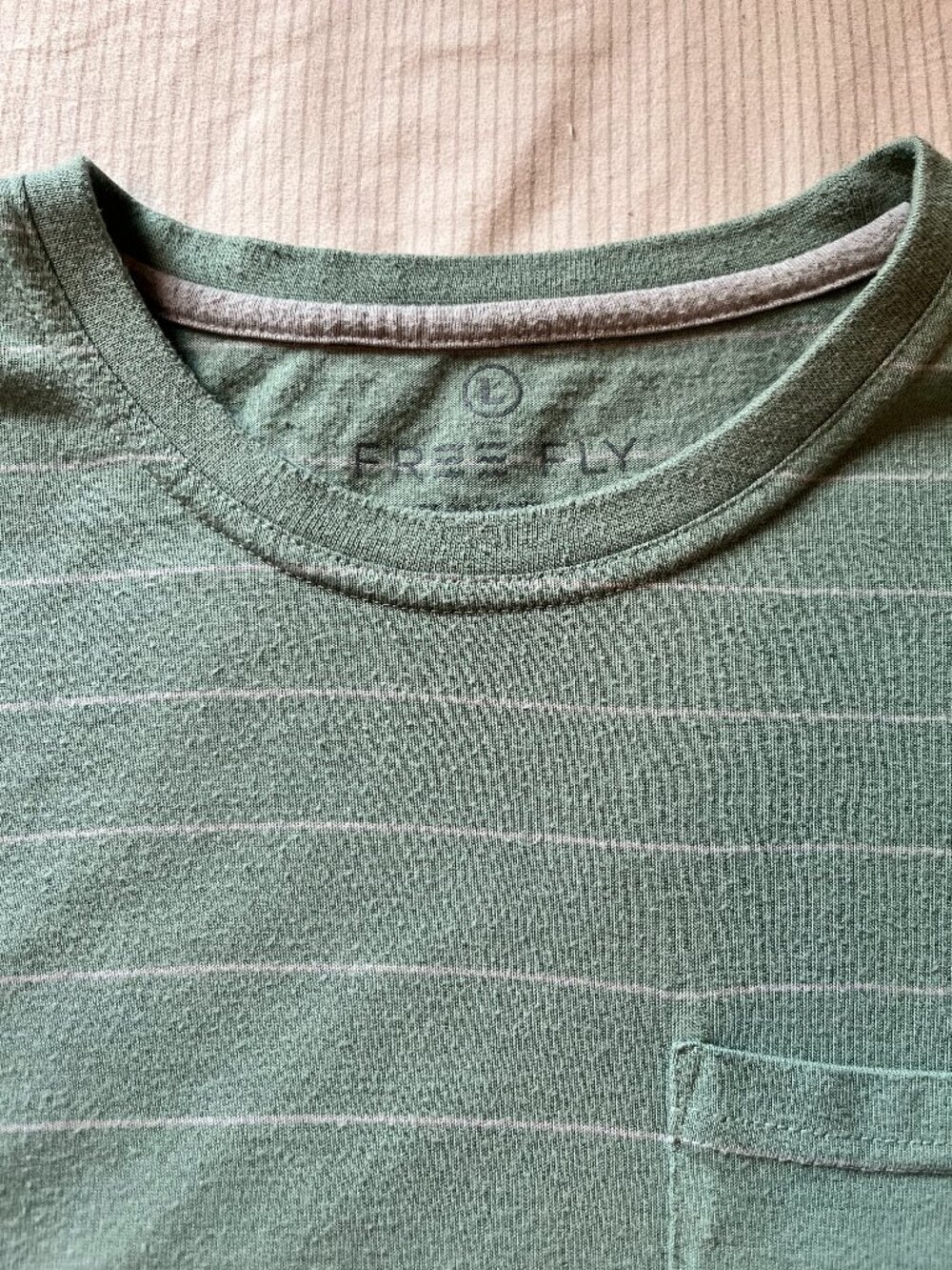 Free Fly Apparel Men's Large Green T-shirt